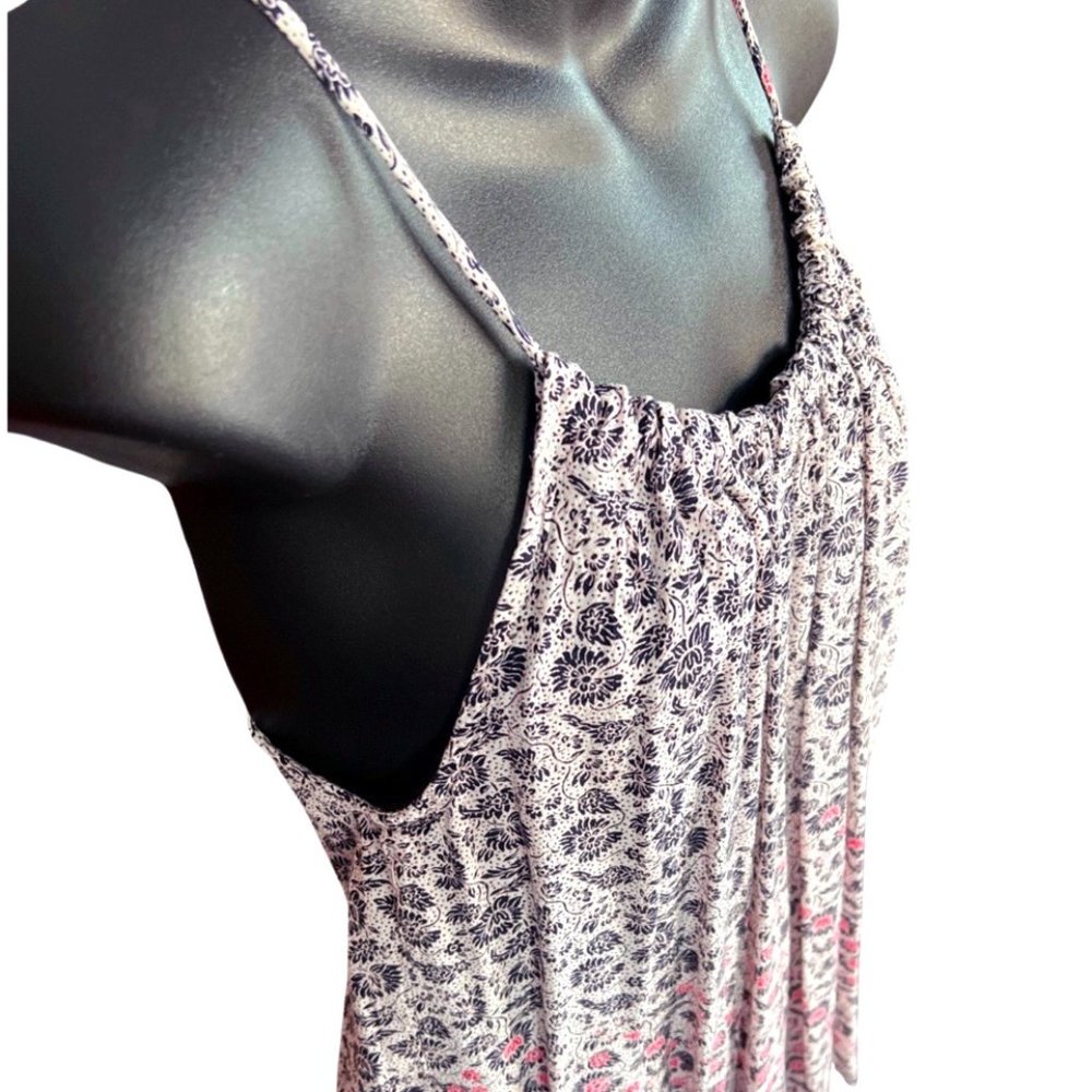 🌸4/$20🌸 Floral Print Shirred Halter Cami